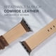 thumbnail image 4 of Correas de piel compatibles con Apple Watch de 42 mm y 44 mm - EDIMENS, 4 of 7
