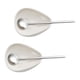 thumbnail image 3 of Bandeja de pesaje de granos de café, tazas dosificadoras de granos de café con cucharas, cuencos de pesaje de granos de café para cafetería, hogar, 2 tazones 2 cucharas, 3 of 5