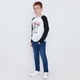thumbnail image 4 of Polera Niño Kids Manga Larga Raglan Blanco Corona, 4 of 5