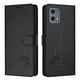 thumbnail image 5 of Funda tipo cartera FOXDOCK para Motorola MOTO G 5G 2023 con soporte, ranuras, RFID, diseño de gato, 5 of 5