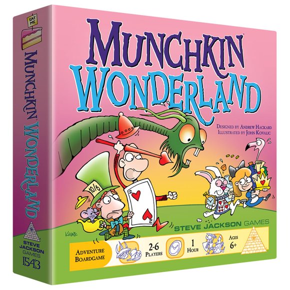 Juego de mesa Munchkin Wonderland de Steve Jackson Games