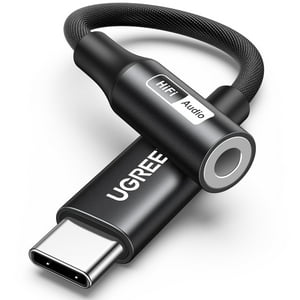 Adaptador De Audio Usb C A 3,5 Mm Ugreen Hi-Res 32 Bits/384 Khz