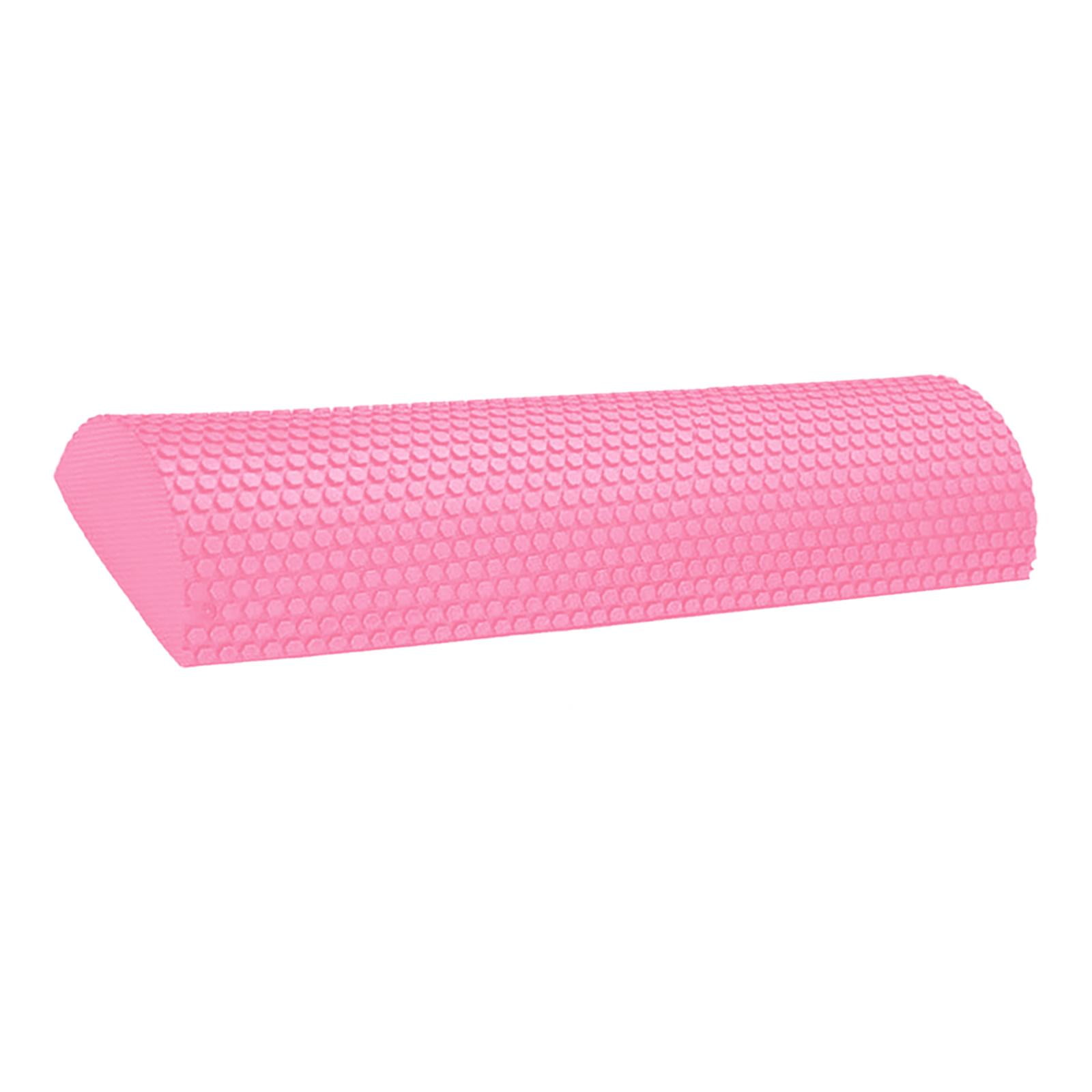 Magideal - Rodillo De Espuma Eva Portátil Premium Fascia Flexibilidad Almohada Espalda Rodillo Espuma Para Dolor De Espalda Muscular Bloques De Yoga , Rosa 45cm