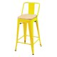 thumbnail image 2 of Piso Tolix Bajo Amarillo Madera 66cm, 2 of 4