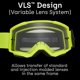 thumbnail image 3 of Gafas de seguridad Fox Racing Gris/Amarillo Collect OS, 3 of 6