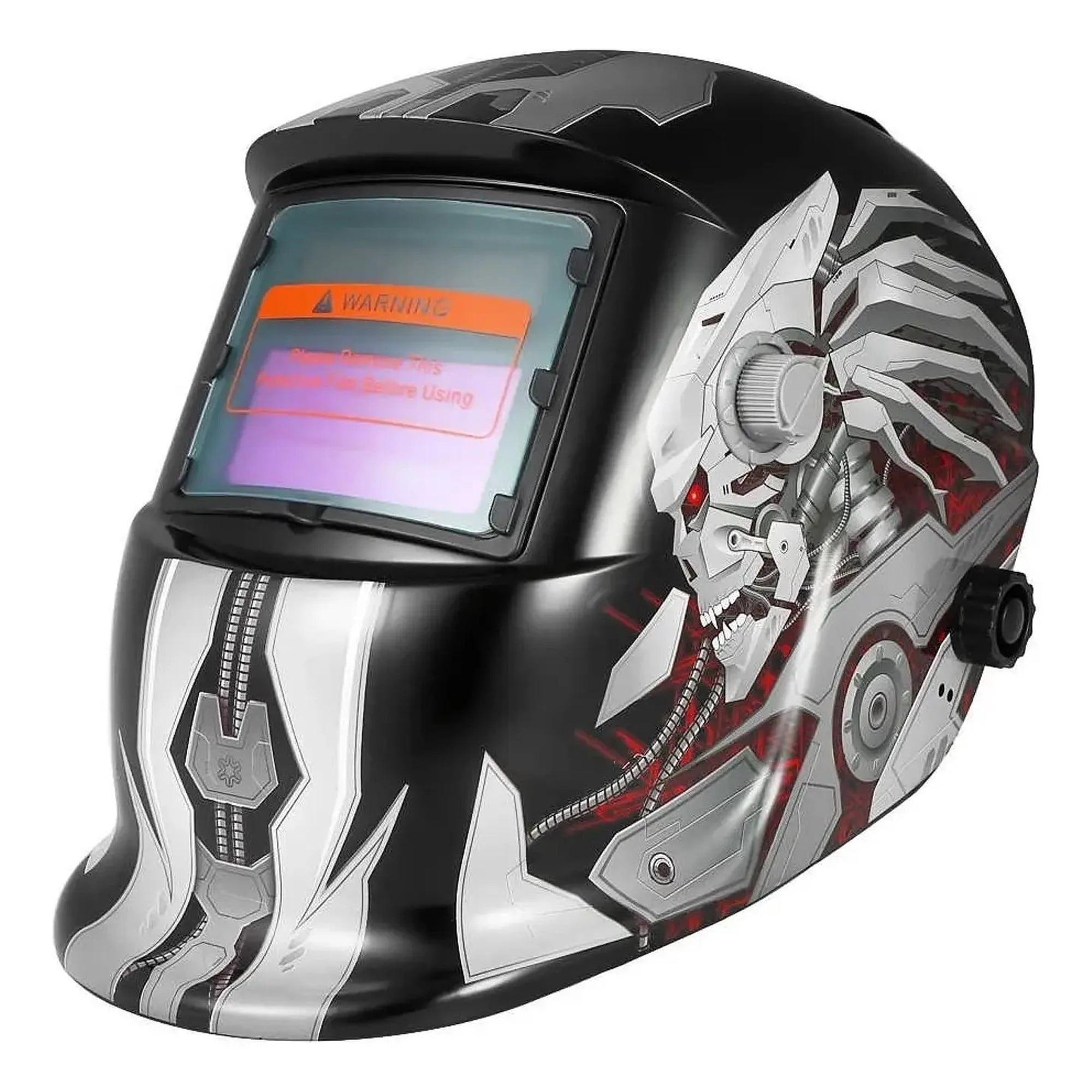 Máscara De Soldar Fotosensible Redbo Rb-ly-e88 "cyborg Edition" (automática, Din 9-13, Diseño Premium)