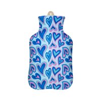 Guatero Thermicachile 1Lt Corazones Fondo Celeste