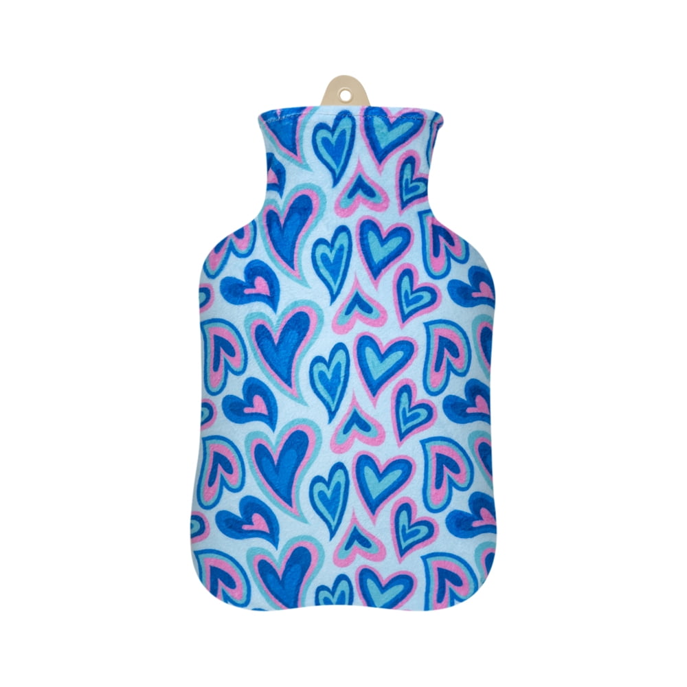 Guatero Thermicachile 1lt Corazones Fondo Celeste