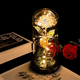 thumbnail image 3 of Rosa eterna romántica con luz led, 3 of 3