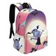 thumbnail image 2 of Vampirina-theme Backpack, Campus style schoolbag Bookbag with Adjustable Shoulder Straps And Large Zip Compartment, Unisex Travel Bags.42x30x15cm, 2 of 6