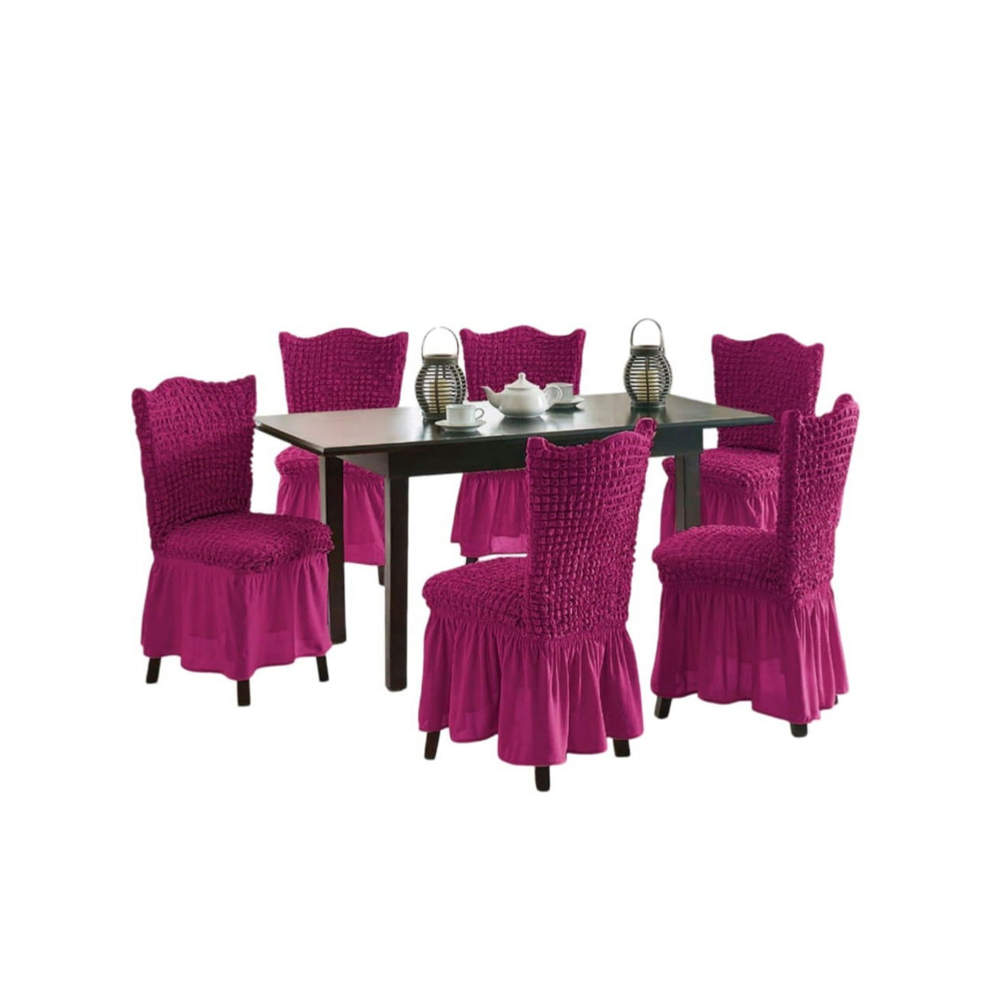 Genérico - Fundas De Sillas Turcas X6 - Elegancia Total T9