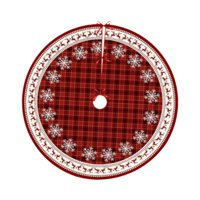 Magideal - Falda De Árbol De Navidad De 35 Pulgadas, Falda De Árbol De Navidad, Cubierta De Base De Árbol De Navidad, Estera De Árbol De Vacaciones Para Bodas De