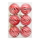 thumbnail image 3 of 6 Piezas De Bolas De Navidad, Adornos Navideños, Adornos Navideños Para Porche, Fiestas, Vacaciones, Color Rojo, 3 of 3