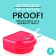 thumbnail image 5 of Estuche para retenedor Fresh Knight, paquete de 2, para dentadura y protector bucal, rosa, 5 of 9