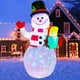 thumbnail image 2 of Muñeco de Nieve Inflable Aerowo 150 cm con Luces LED, 2 of 3