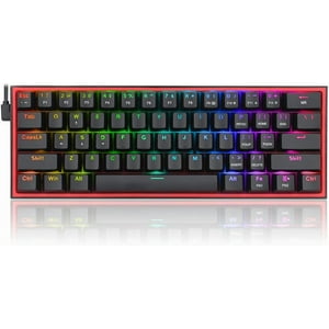Redragon Fizz K617-Rgb Con Cable Black Negro
