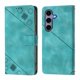 thumbnail image 1 of Funda Cartera para Samsung Galaxy S25 con Soporte y Ranuras, Resistente a Golpes y Rayones Verde, 1 of 6