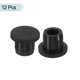thumbnail image 3 of Uxcell Tapón de Agujero de Goma de Silicona Diámetro de 10mm Tapón Suave y Flexible para Agujero de 9-10mm Negro 12 Piezas, 3 of 5