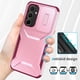 thumbnail image 4 of Funda Resistente para Samsung Galaxy A35 5G con Tapa Deslizante y Protección Militar Rosa, 4 of 5