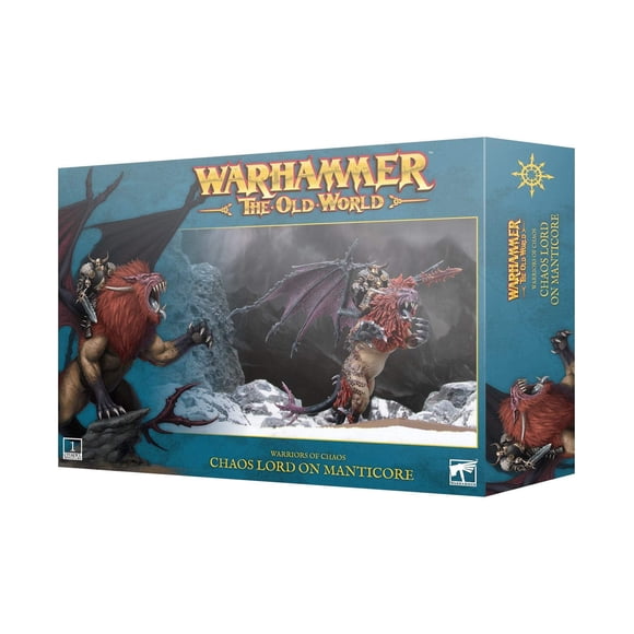 Warhammer Warriors Of Chaos Señor hechicero Sobre Mantícora