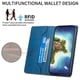 thumbnail image 2 of Funda tipo cartera con bloqueo RFID para Xiaomi Redmi Note 14 Pro 4G Con tapa abatible, portatarjetas, cierre magnético, TPU y soporte Azul, 2 of 6