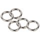 thumbnail image 5 of 5 Piezas Anillos De Resorte Bolsos De Metal Llaveros Mosquetón Redondo Clips Broches 19 Mm, 5 of 5