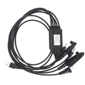 Bothyi - Cable De Programación Usb 5 En 1 Para Ex600 Gp328Plus Ex500 Ht1250