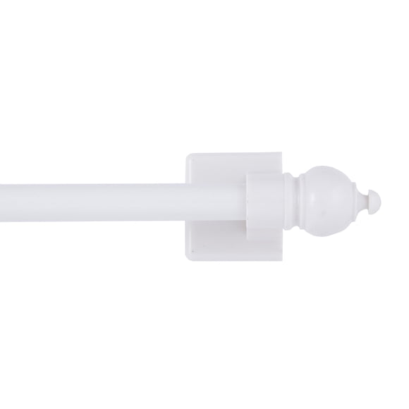 Barra de cortina Kenney multiusos ajustable Petite Cafe de 16 a 28 cm