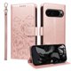 thumbnail image 1 of Funda Cartera para Google Pixel 10/10 Pro Perro Cachorro Grabado con Tarjetas Soporte Correa Rosa, 1 of 6