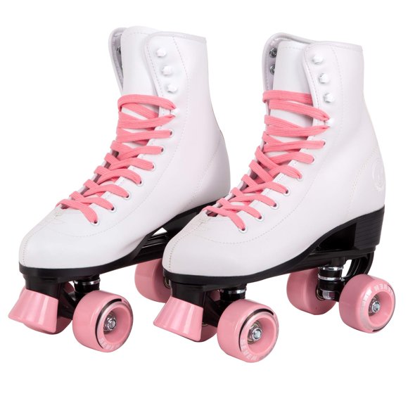 Patines cuádruples C SEVEN C7, diseño retro, color rosa