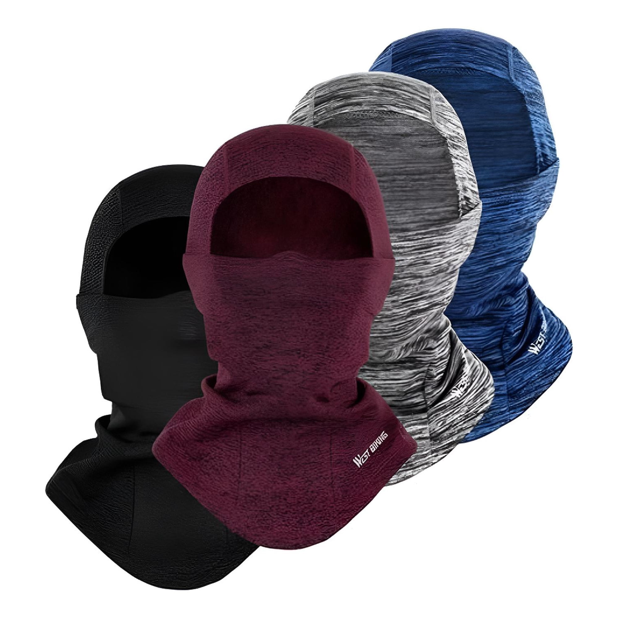 West Biking - Balaclava Deportiva Para Ciclismo Y Deportes, Pasamontañas Gris Talla Única