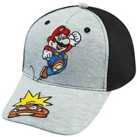 Gorra De Béisbol Nintendo Super Mario Boys De 4 A 12 Años, 100% Algodón