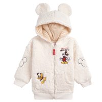 Disney Buzo Sherpa Con Capucha Para Niños Pequeños Mickey Mouse Y Pluto