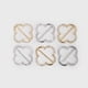 thumbnail image 5 of Pack 6un - Prendedor Broche Pasa Pañuelos Flor Con Strass, 5 of 7