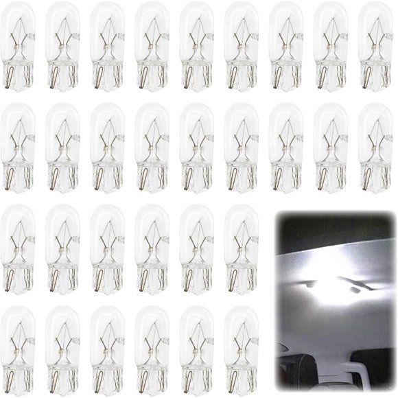 Lámpara Sixzoo 194 W5W T10 12 V 5 W, 30 piezas para automóvil