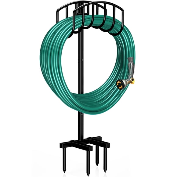 Soporte para manguera de jardín Winpull desmontable de metal resistente