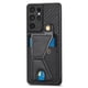 thumbnail image 5 of Funda Resistente para Samsung Galaxy S21 Ultra con Tarjetero y Soporte, Diseño Magnético Negro, 5 of 5