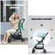 thumbnail image 2 of Coche De Paseo Reclinable Liviano Smart Rosado LuBabycas, 2 of 8