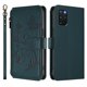 thumbnail image 2 of Funda Cartera Mariposa para [Samsung Galaxy S20 Plus] con Soporte y Cremallera Verde oscuro, 2 of 6