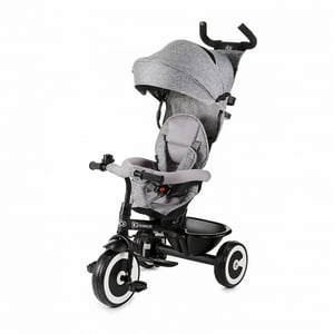Kinderkraft - Triciclo Multifuncional Aston Gris