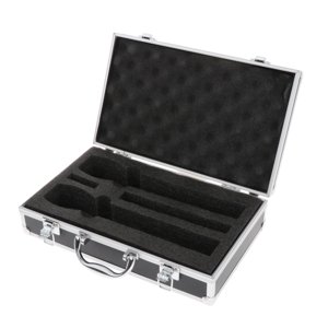 Magideal - Estuche Para Micrófono, Caja De Almacenamiento Para Micrófono Con Esponja, Estuche Rígido Para Micrófono Estuche Rígido Para Micrófono Para Escenario, Negro