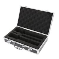 Magideal - Estuche Para Micrófono, Caja De Almacenamiento Para Micrófono Con Esponja, Estuche Rígido Para Micrófono Estuche Rígido Para Micrófono Para Escenario, Negro