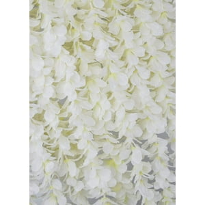 Decoración De Pared, Paquete De 10 (Off White) Lushidi Flores Artificales