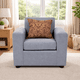 thumbnail image 1 of SOFA 1 CUERPO PARIS TELA GRIS, 1 of 3