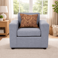 Almore - Sofa 1 Cuerpo Paris Tela Gris