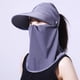 thumbnail image 1 of Sombrero De Protección Solar Para Mujer, Máscara Facial De Verano, Velo, Ciclismo, Coche Eléctrico, Sombrero Para El Sol Al Aire Libre, Protección Uv, Sombrero Parasol., 1 of 4