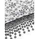 thumbnail image 4 of INSPIRE CHIC Velo de Mantilla de Encaje con Diamantes de Imitación Brillantes Elegante Pañuelo Triangular para Iglesia y Boda 130cm x 40cm Negro, 4 of 5