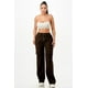 thumbnail image 1 of Pantalón Cargo de Pana Lisa Marrón Oscuro M, 1 of 2