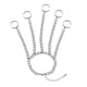 thumbnail image 5 of Moda Cadena De Mu?eca Aleación Punk Anillos Pulsera Joyería Regalo Cadena De Mano Plata, 5 of 5