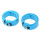 thumbnail image 4 of 2 unids aleación bicicleta manillar agarre anillo de bloqueo extremo anillo de bloqueo azul 12mm, 4 of 5